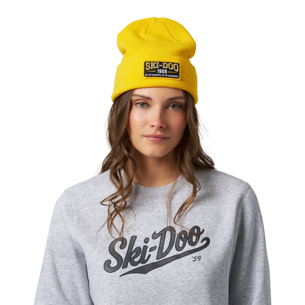 Ski-Doo Unisex Après-Ski-Doo Landing Beanie - Yellow Onesize