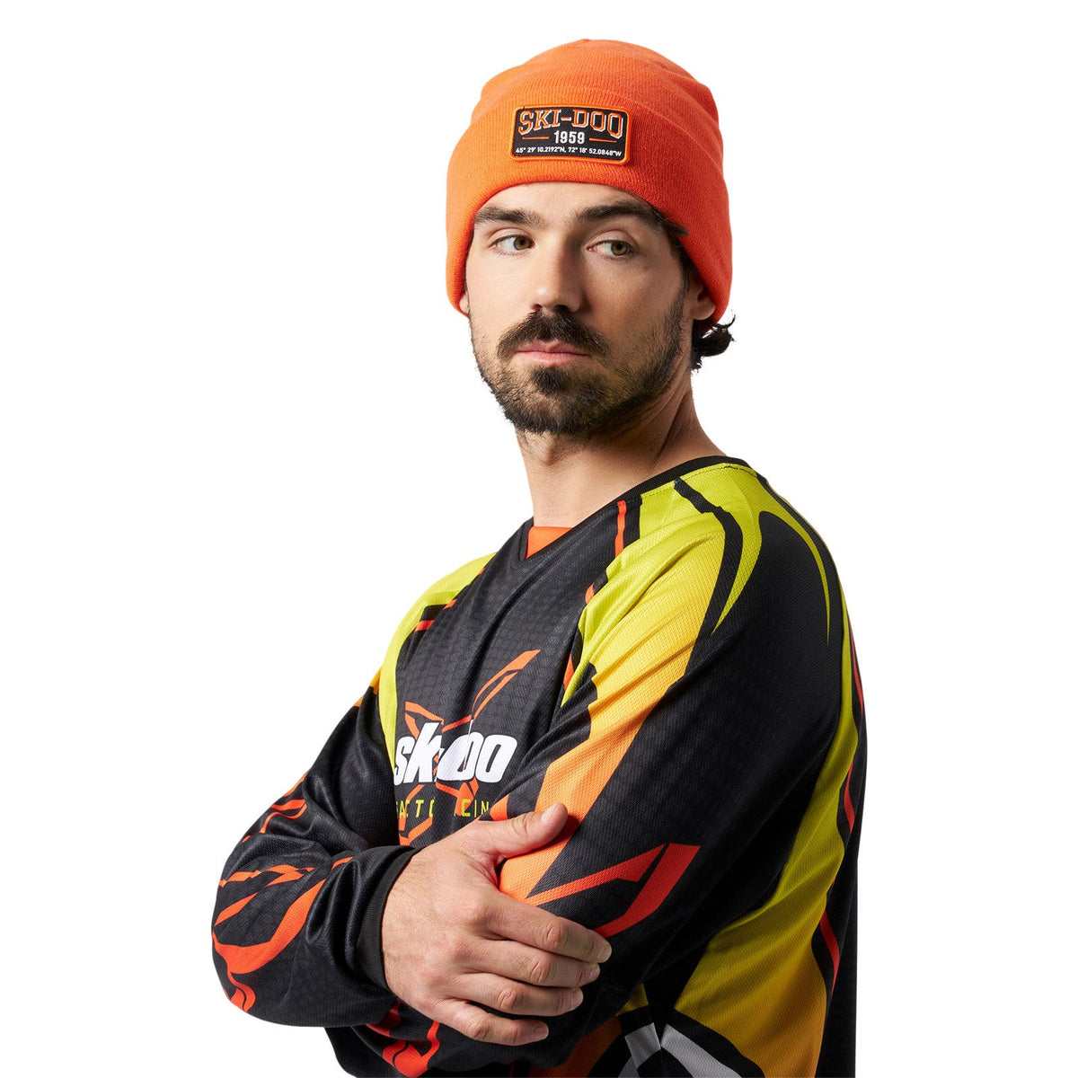 Ski-Doo Unisex Après-Ski-Doo Landing Beanie - Orange Onesize