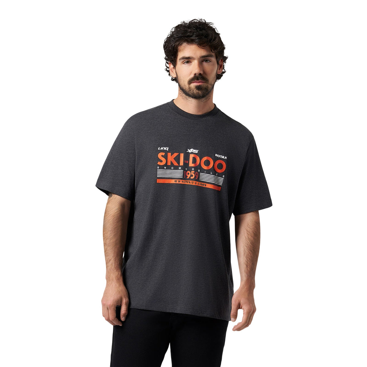 Men's Ski-Doo Heritage 1959 T-Shirt - Heather charcoal M