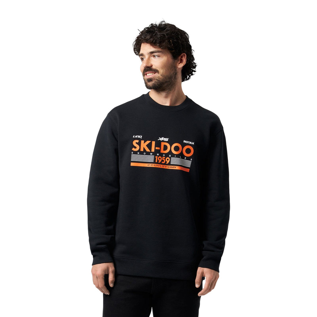 Men's Ski-Doo Heritage 1959 Crew Sweatshirt - Black M