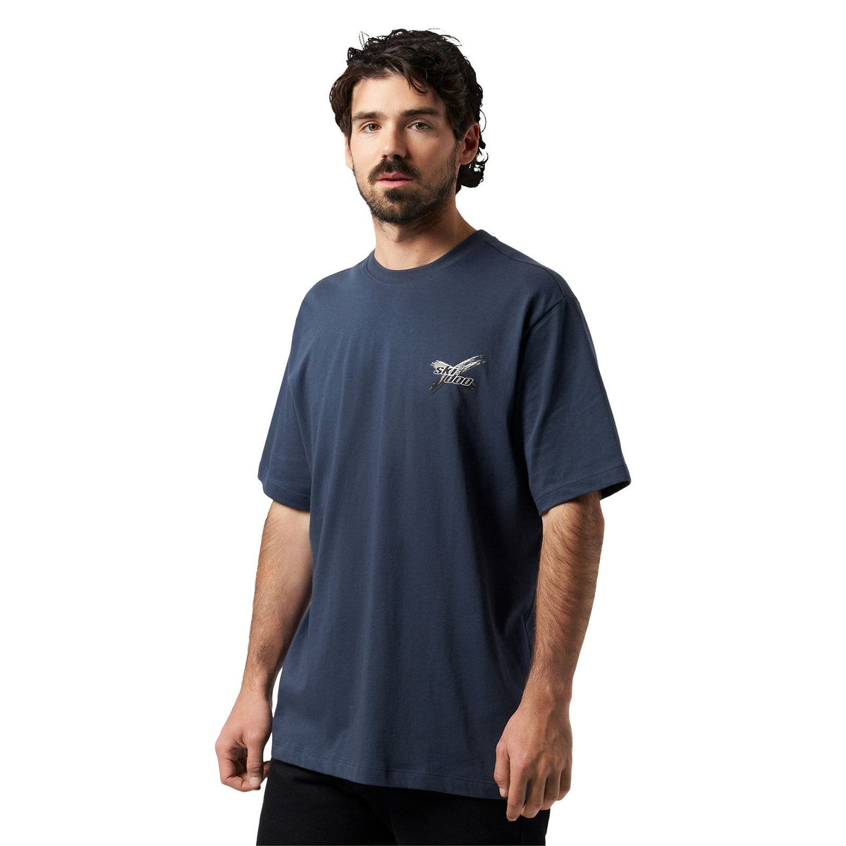 Ski-Doo Men's X-Team Sponsored T-Shirt - Denim Blue L