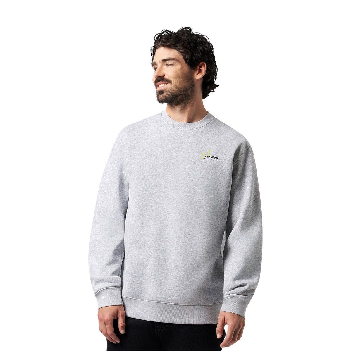 Ski-Doo Men's X-Team Factory Racing Sweatshirt - Heather Grey M