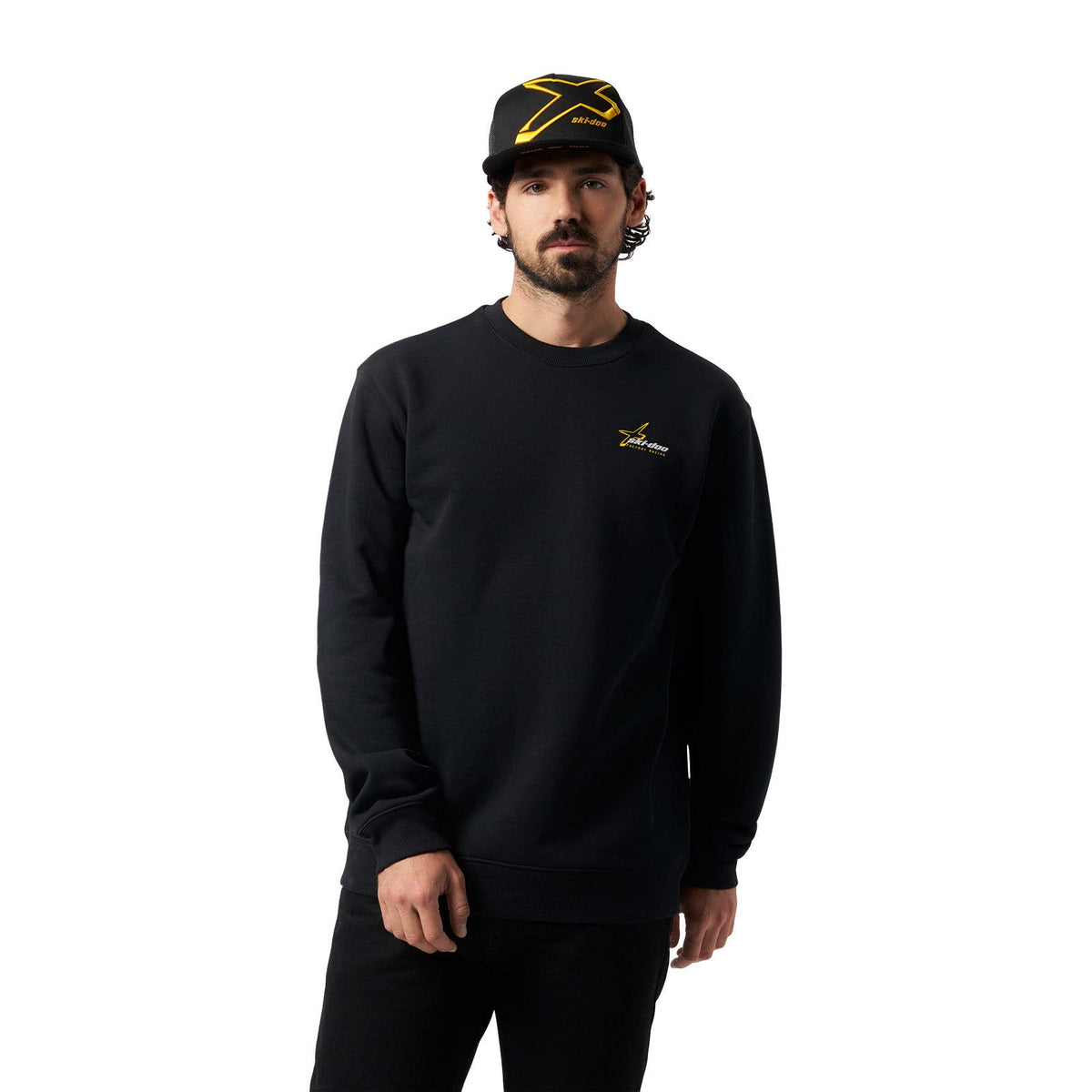 Ski-Doo Men's X-Team Factory Racing Sweatshirt - Black L