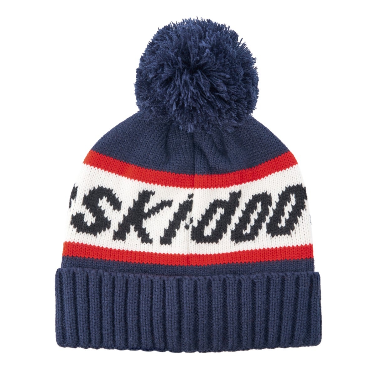 Ski-Doo Youth Unisex X-Team Pom-Pom Beanie - Navy Onesize