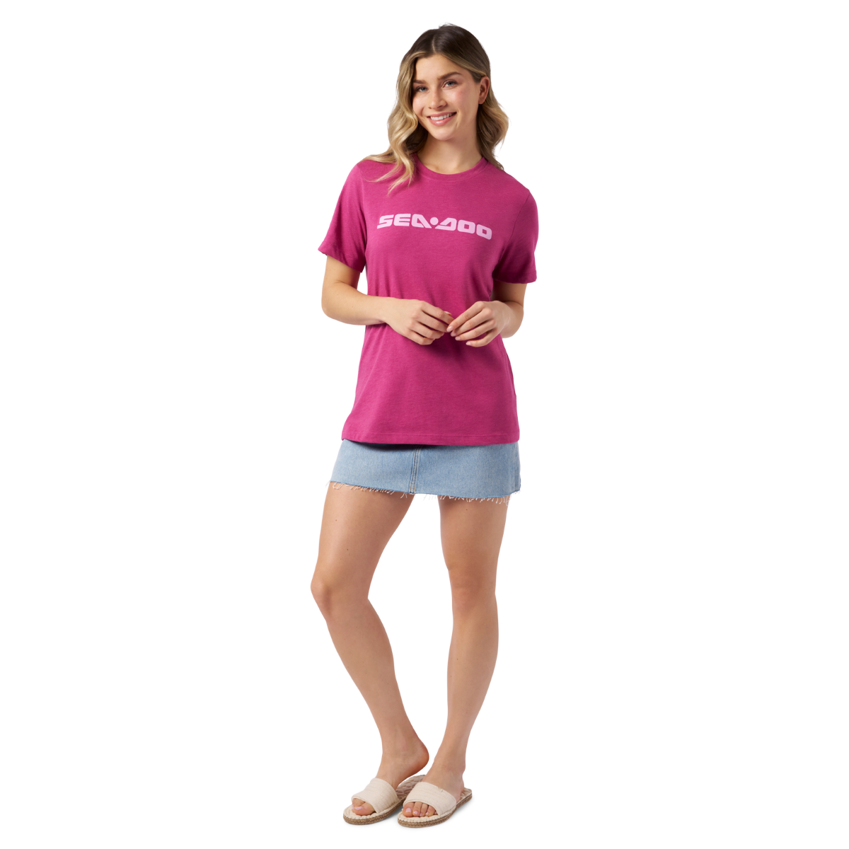 Sea-Doo Women's Signature T-Shirt - Wine