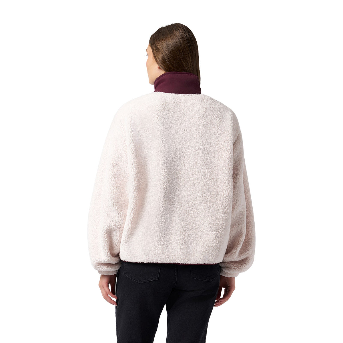 Women's Après-Ski-Doo Sherpa Snap - Ivory M