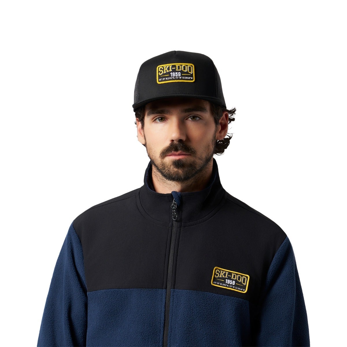 Unisex Ski-Doo Snowmobiles Flat Cap - Black Onesize