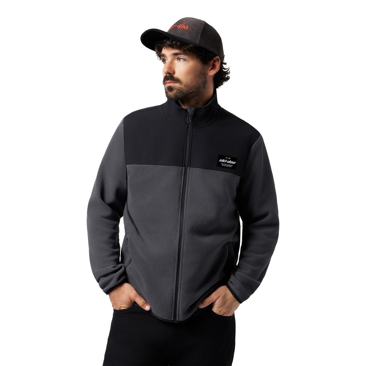 Men's Après-Ski-Doo Fleece Full-Zip - Charcoal Grey M