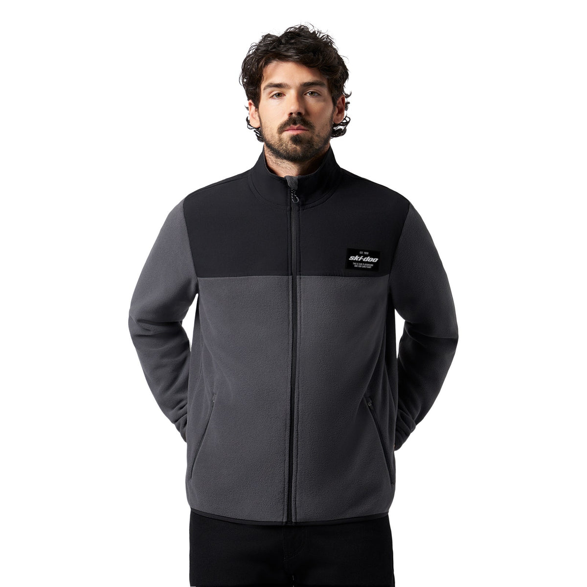 Men's Après-Ski-Doo Fleece Full-Zip - Charcoal Grey M