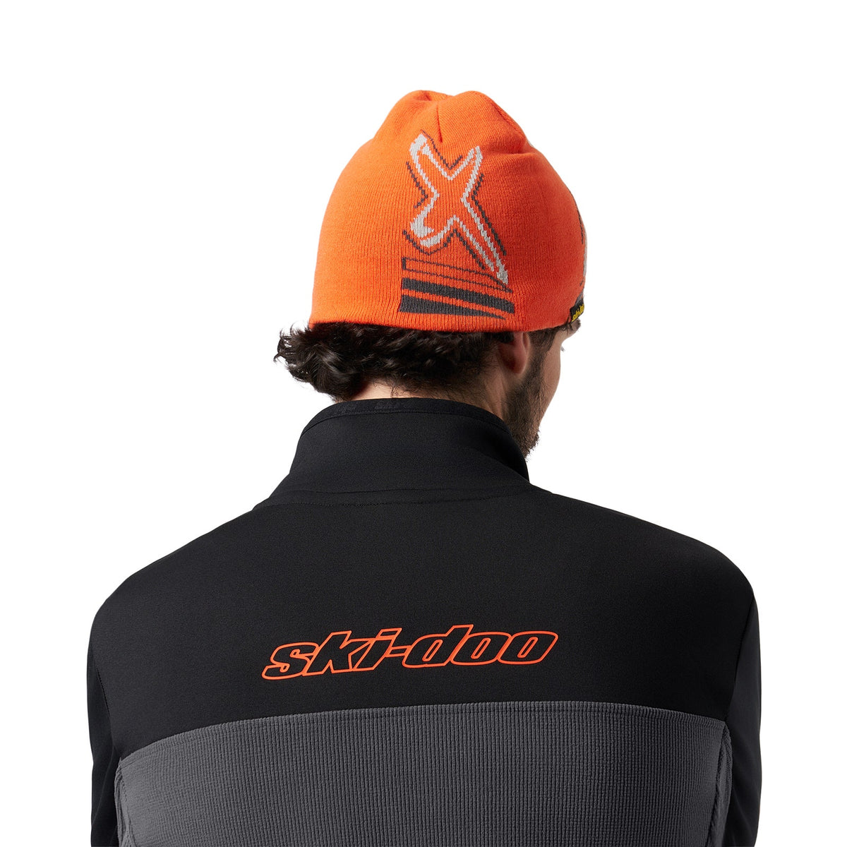 Ski-Doo Unisex Reversible X-team Edition Beanie - Orange Onesize