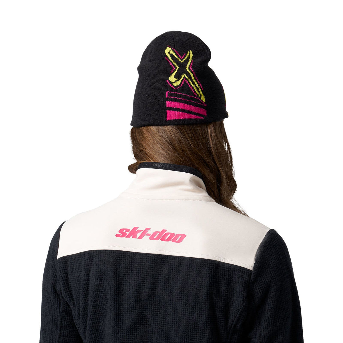 Ski-Doo Unisex Reversible X-team Edition Beanie - Raspberry Onesize