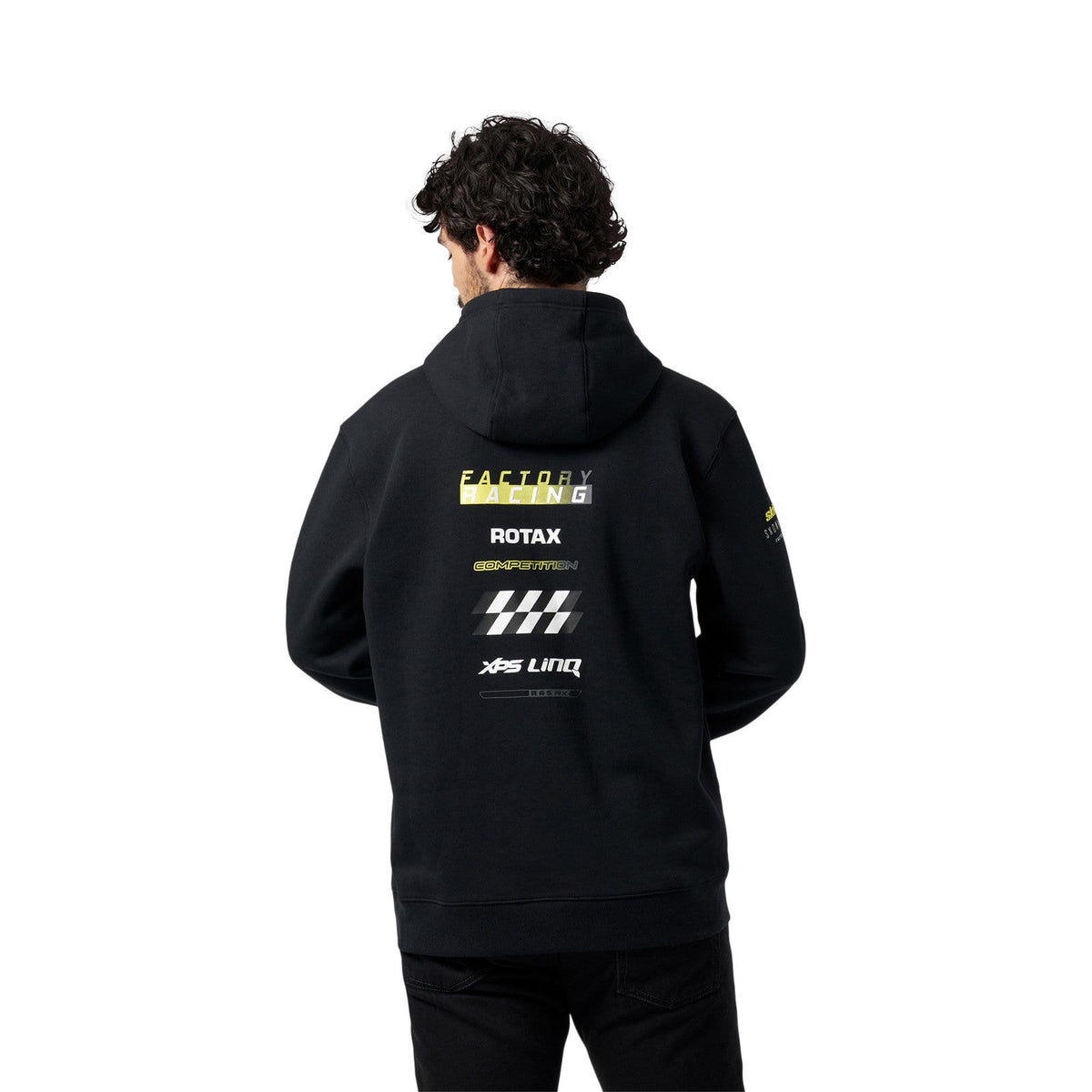 Men's Ski-Doo X-Team Racing Pullover Hoodie - Black M