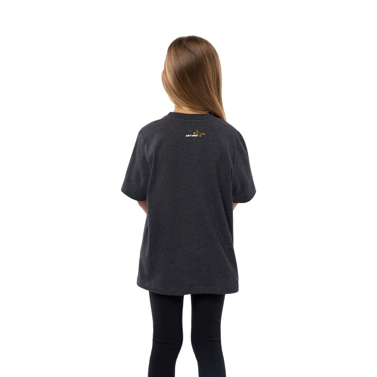 Youth Ski-Doo X-Team Sponsored T-Shirt - Heather charcoal 7-8