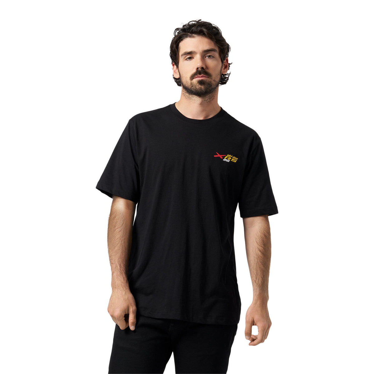Ski-Doo Men's MXZ X-RS Nostalgia Bees T-Shirt in Black, 288414