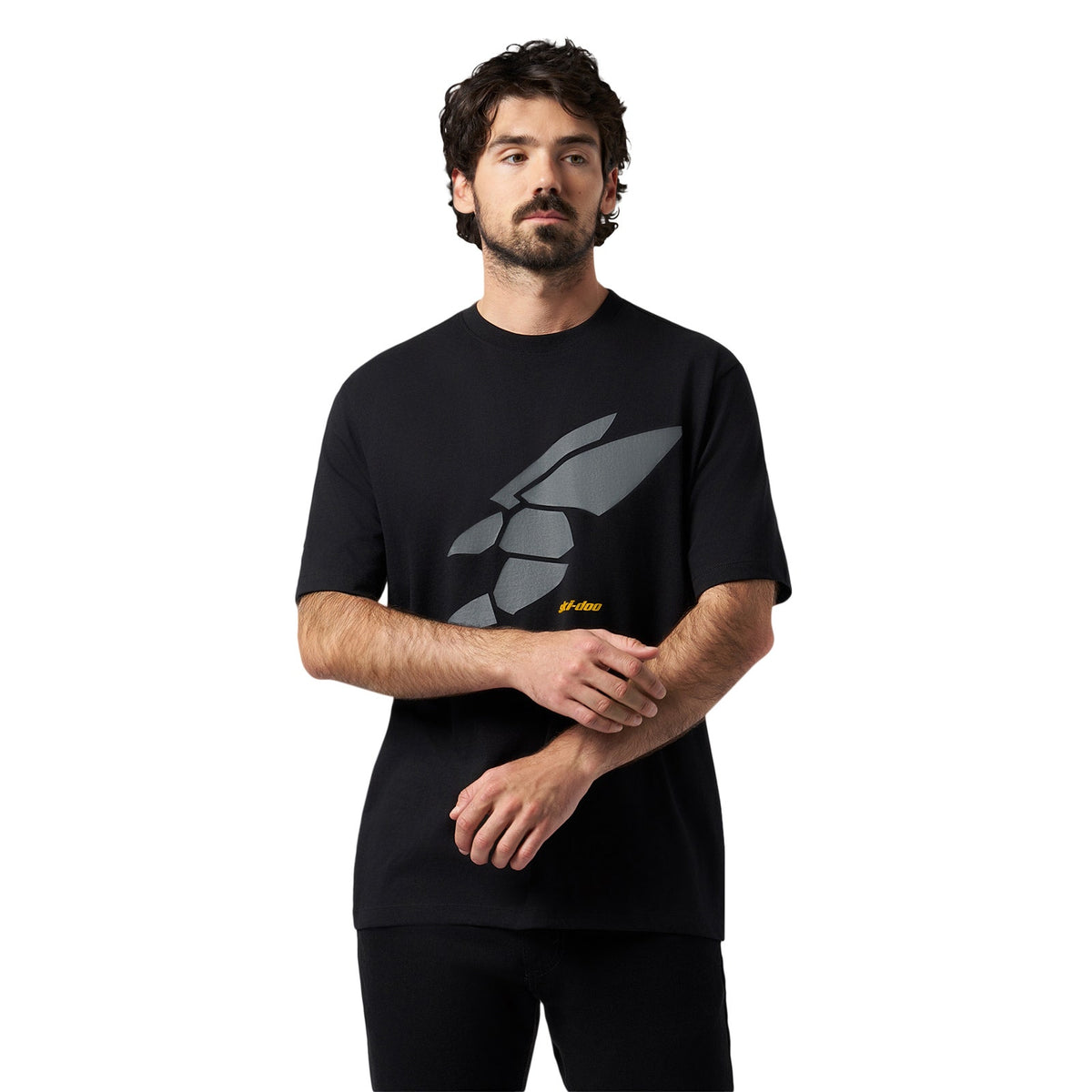 Ski-Doo Men's MXZ X-RS 20th Anniversary Bee T-Shirt in Black, 288415