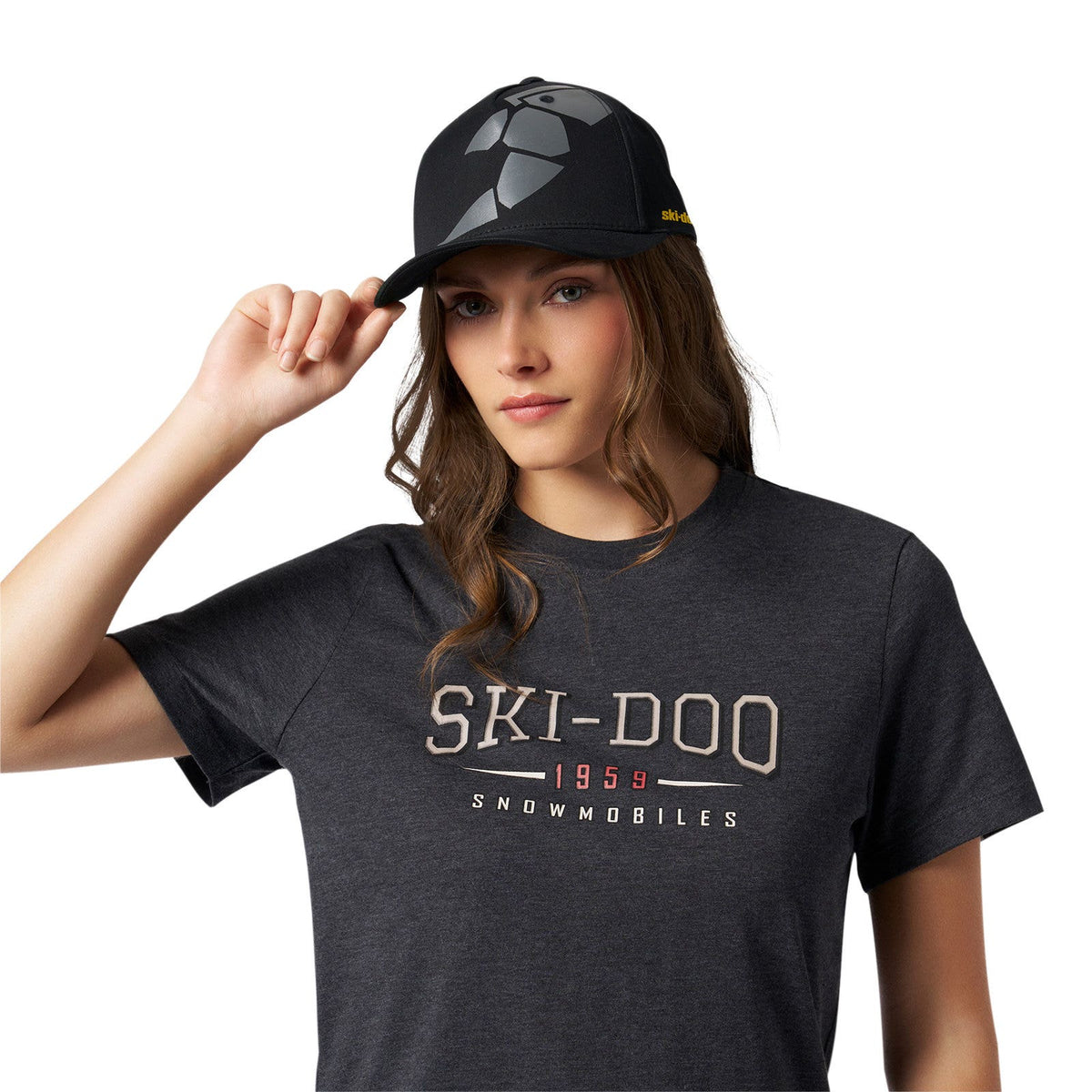 Ski-Doo Unisex MXZ X-RS Anniversary Cap in Black 2884170090, alternate view 1