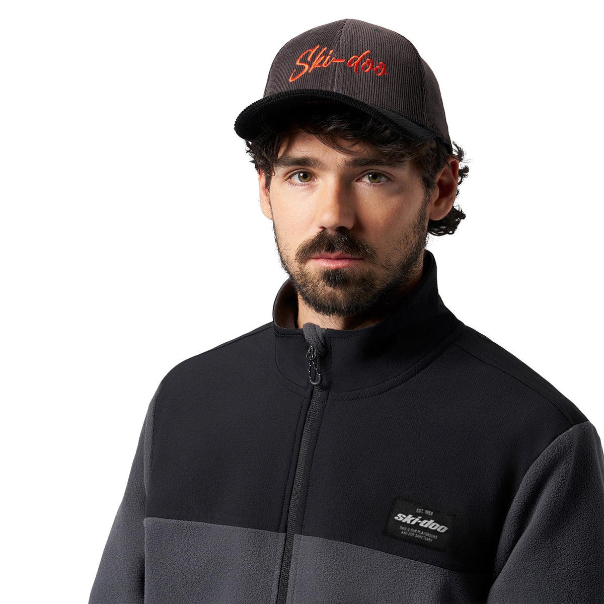 Ski-Doo Unisex Après-Ski-Doo Vintage Cap - Charcoal Grey Onesize
