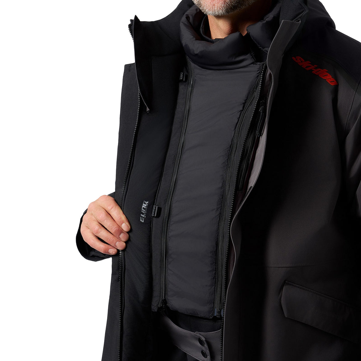 Ski-Doo Men's Absolute 0 X-Team Stx Insulated Jacket - Magnesium M