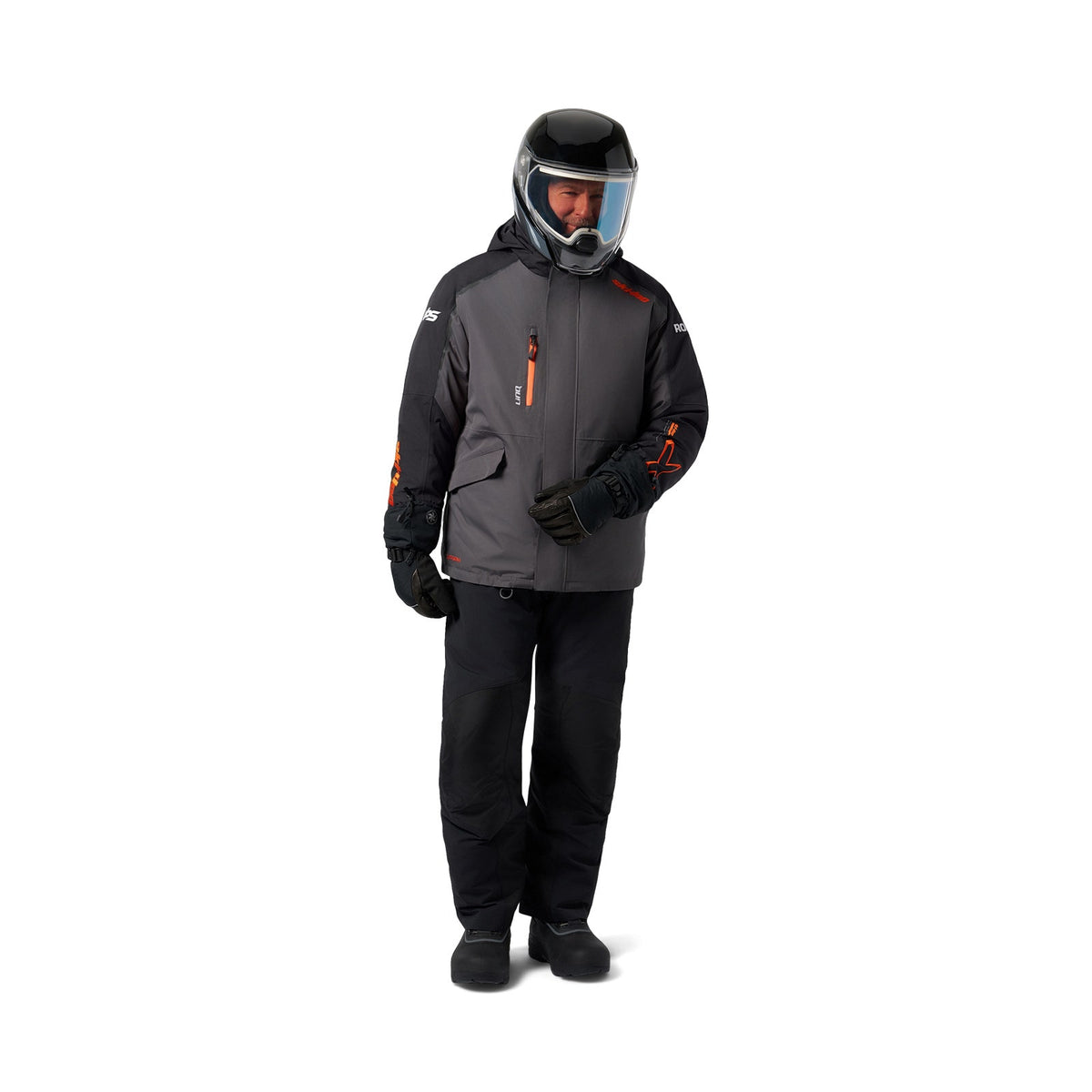 Ski-Doo Men's Absolute 0 X-Team Stx Insulated Jacket - Magnesium M