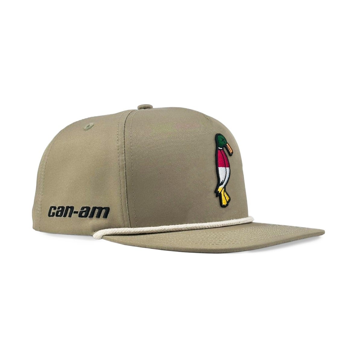 Can-Am x 24.7 Unisex Green Rope Cap Army Green, detail