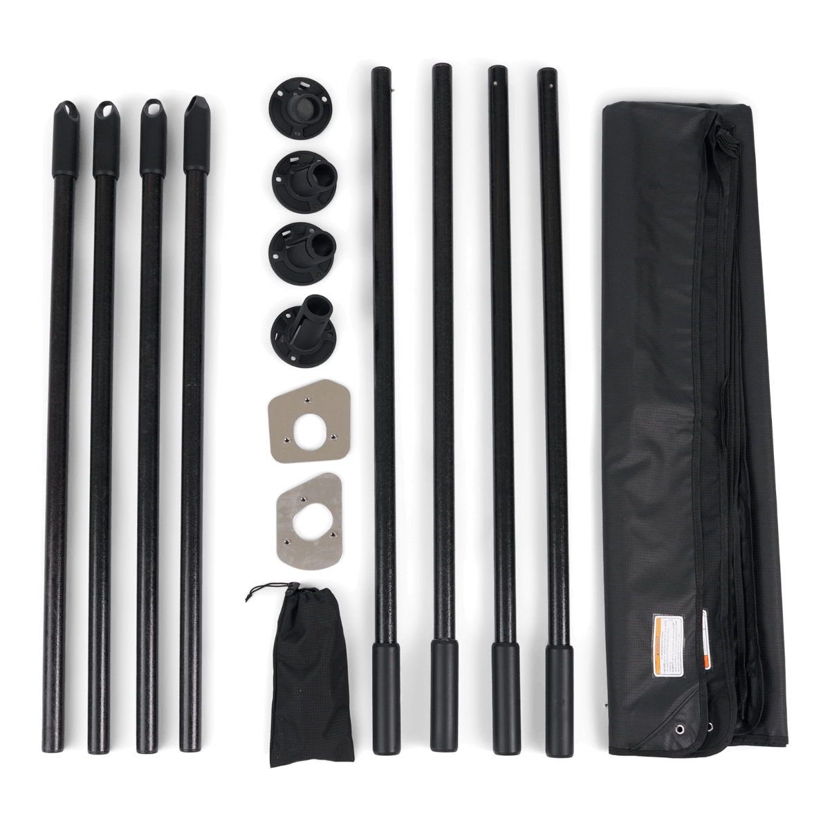 Sea-Doo Sunshade 16 Switch replacement pole frame kit with connectors and carry bag
