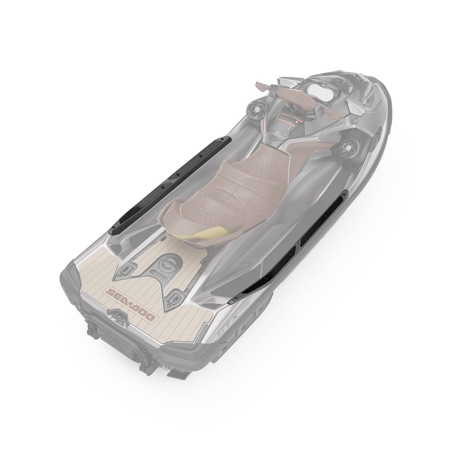 Sea-Doo Angled Gunwale Footrests - Improved Passenger Stability and Comfort, 295100793