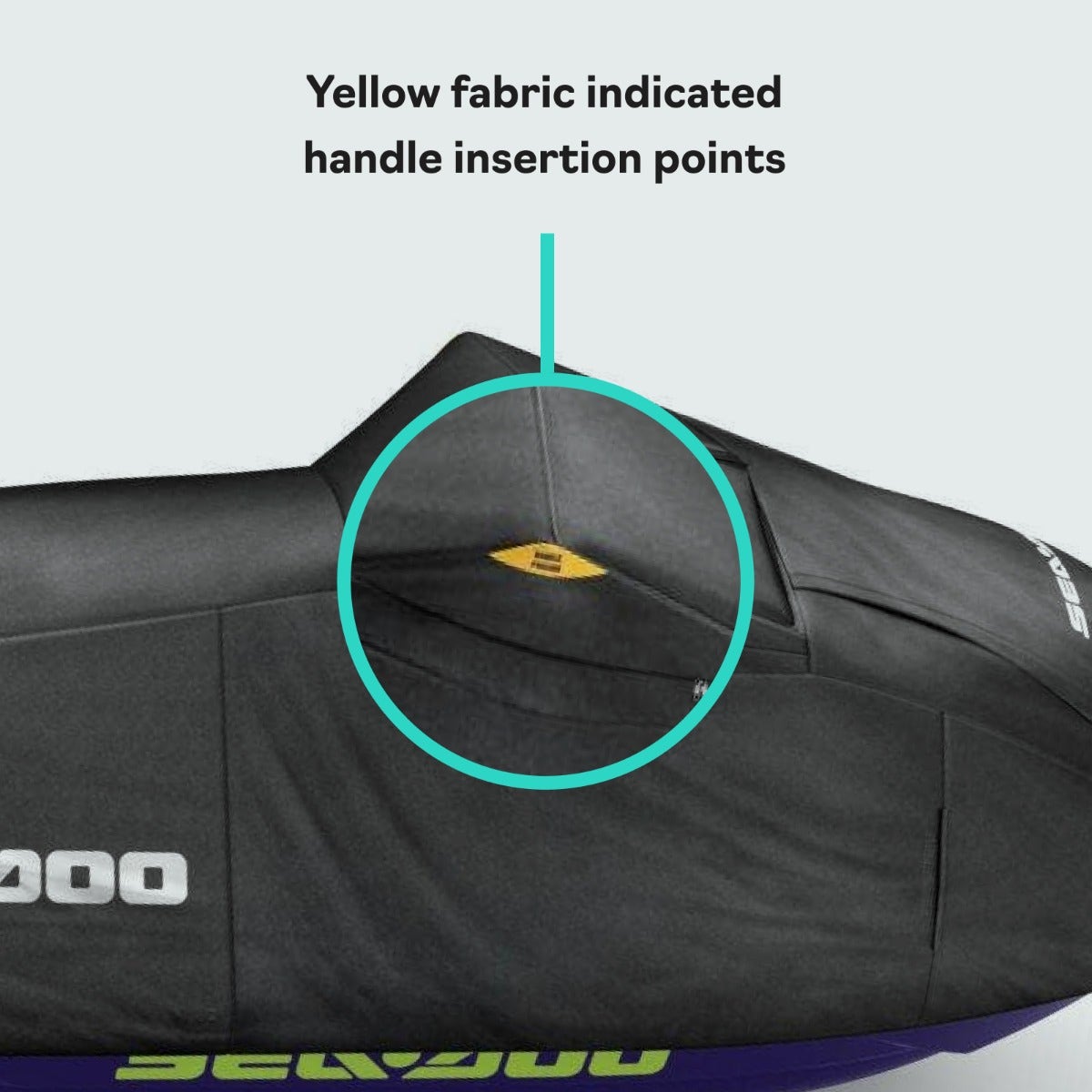 Sea-Doo Cover for RXP-X (2021+) - Black Trailerable Performance PWC Cover, 295100889
