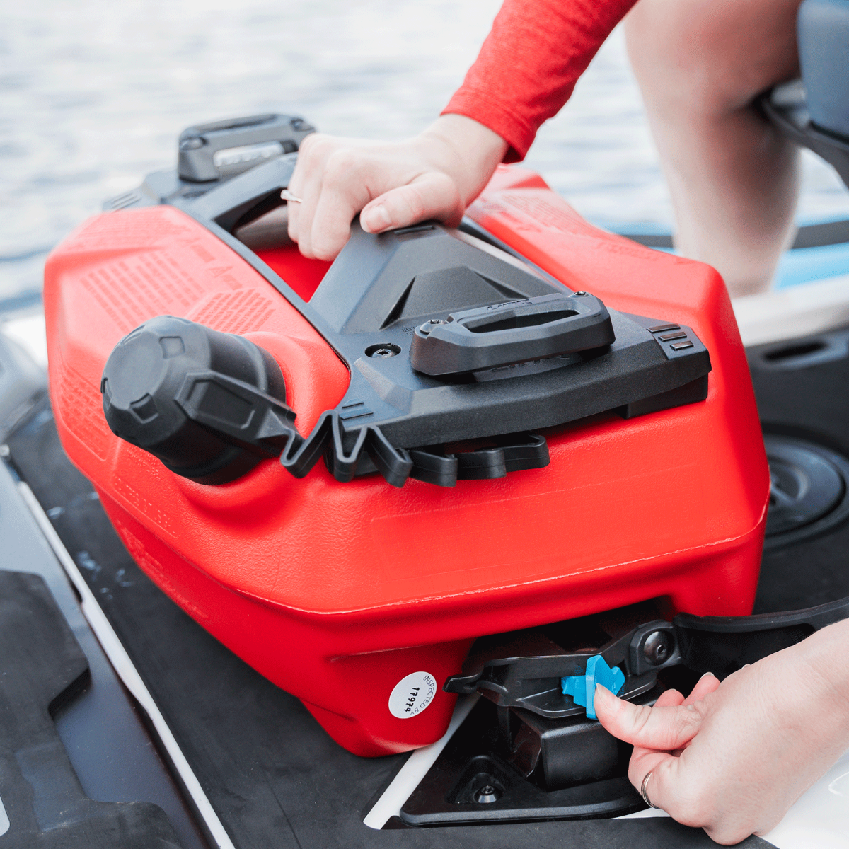 Bidon de carburant empilable Sea-Doo LinQ de 3,8 US Gal (14,5 L) - Rangement de carburant LinQ, 295100950