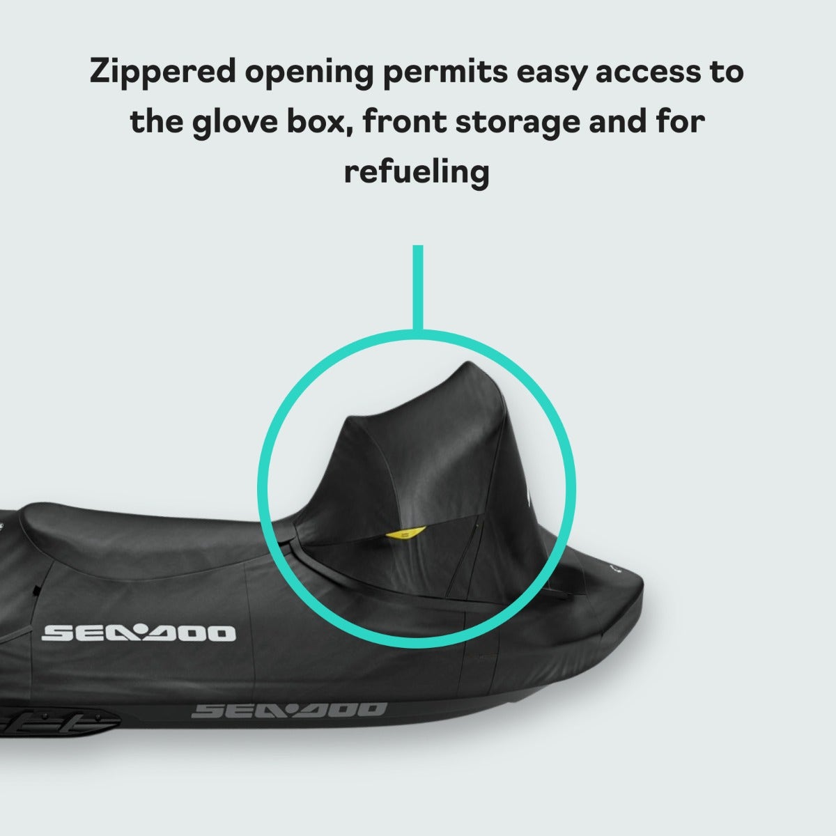 Sea-Doo Cover for Explorer Pro in Black, 295101032