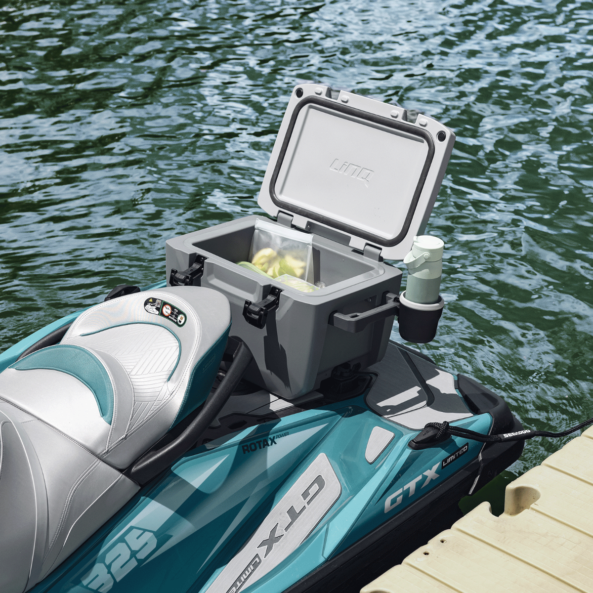 Sea-Doo LinQ 5.3 US Gal (20 L) Cooler - Insulated Hard Cooler with LinQ Quick Attach, 295101257
