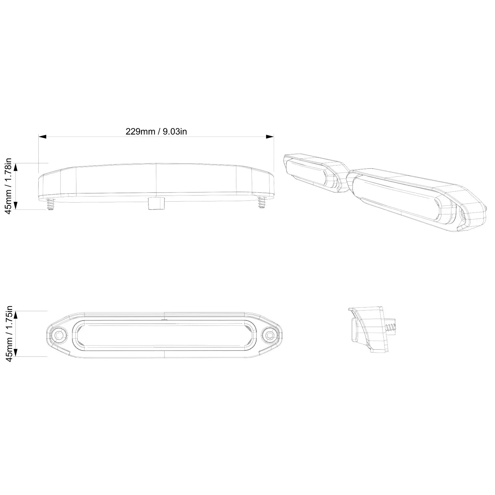 Rear Underwater Lights for Switch Pontoon