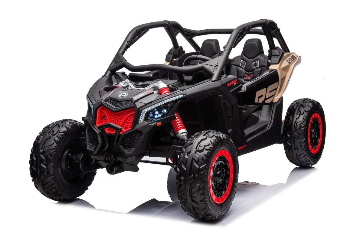 Can Am Maverick 2x24V 4x4 2 Seater Ride on UTV for Kids, KHAKI, FR9550-KHAKI