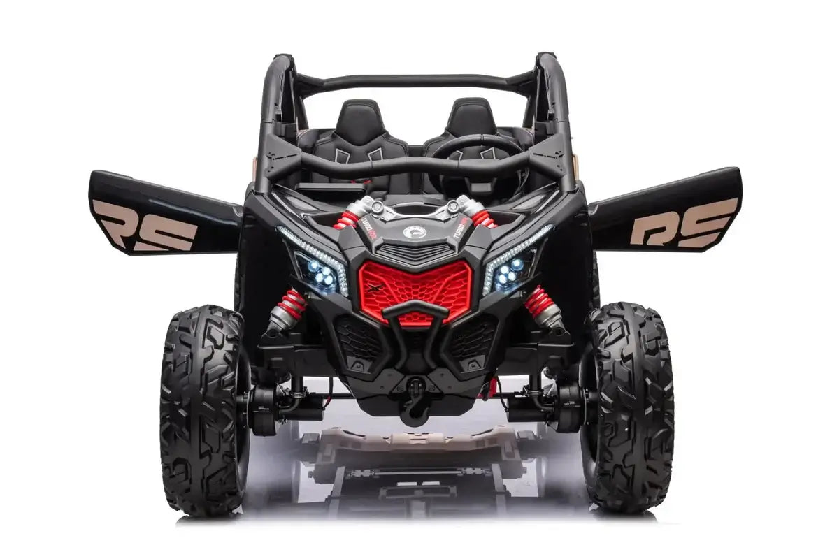Can Am Maverick 2x24V 4x4 2 Seater Ride on UTV for Kids, KHAKI, FR9550-KHAKI