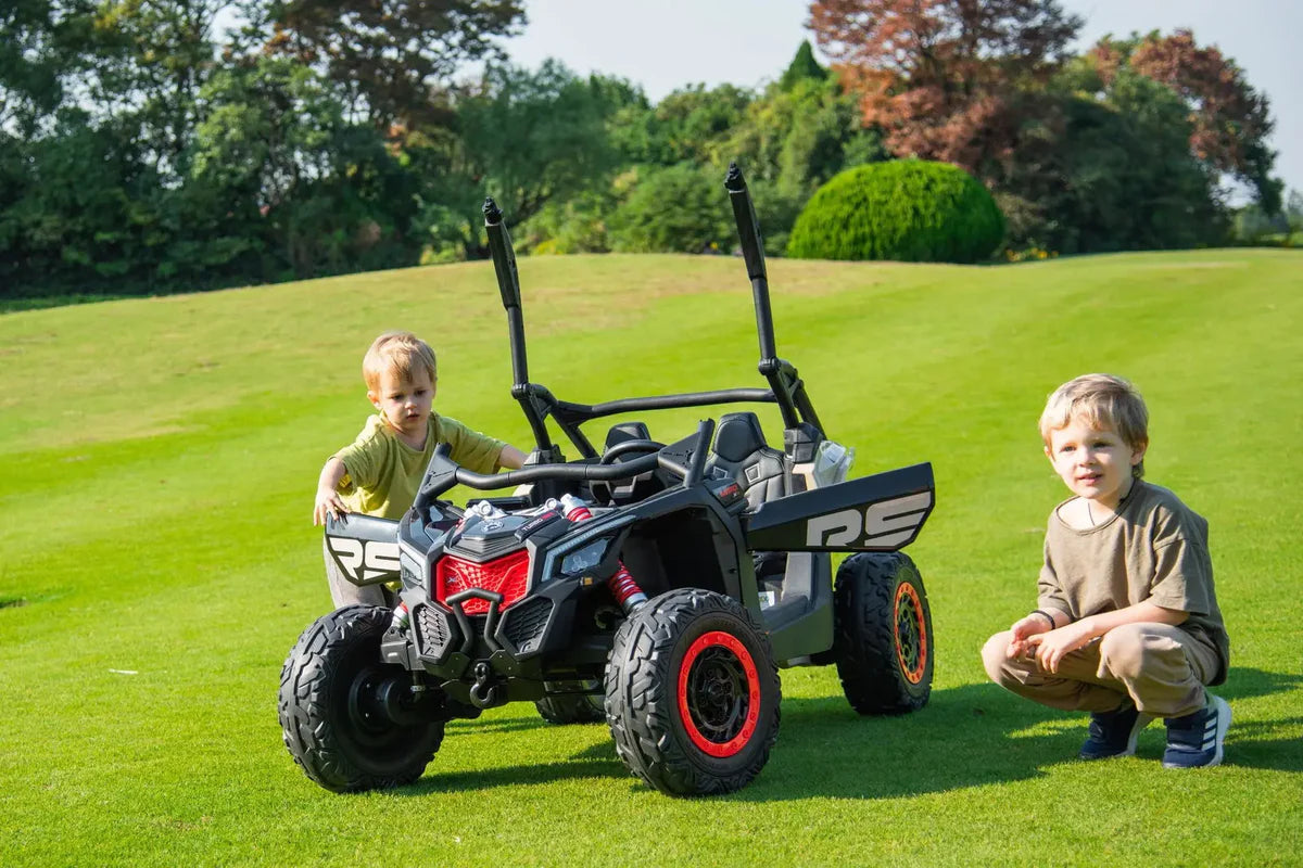 Can Am Maverick 2x24V 4x4 2 Seater Ride on UTV for Kids, PINK, FR9550-PINK