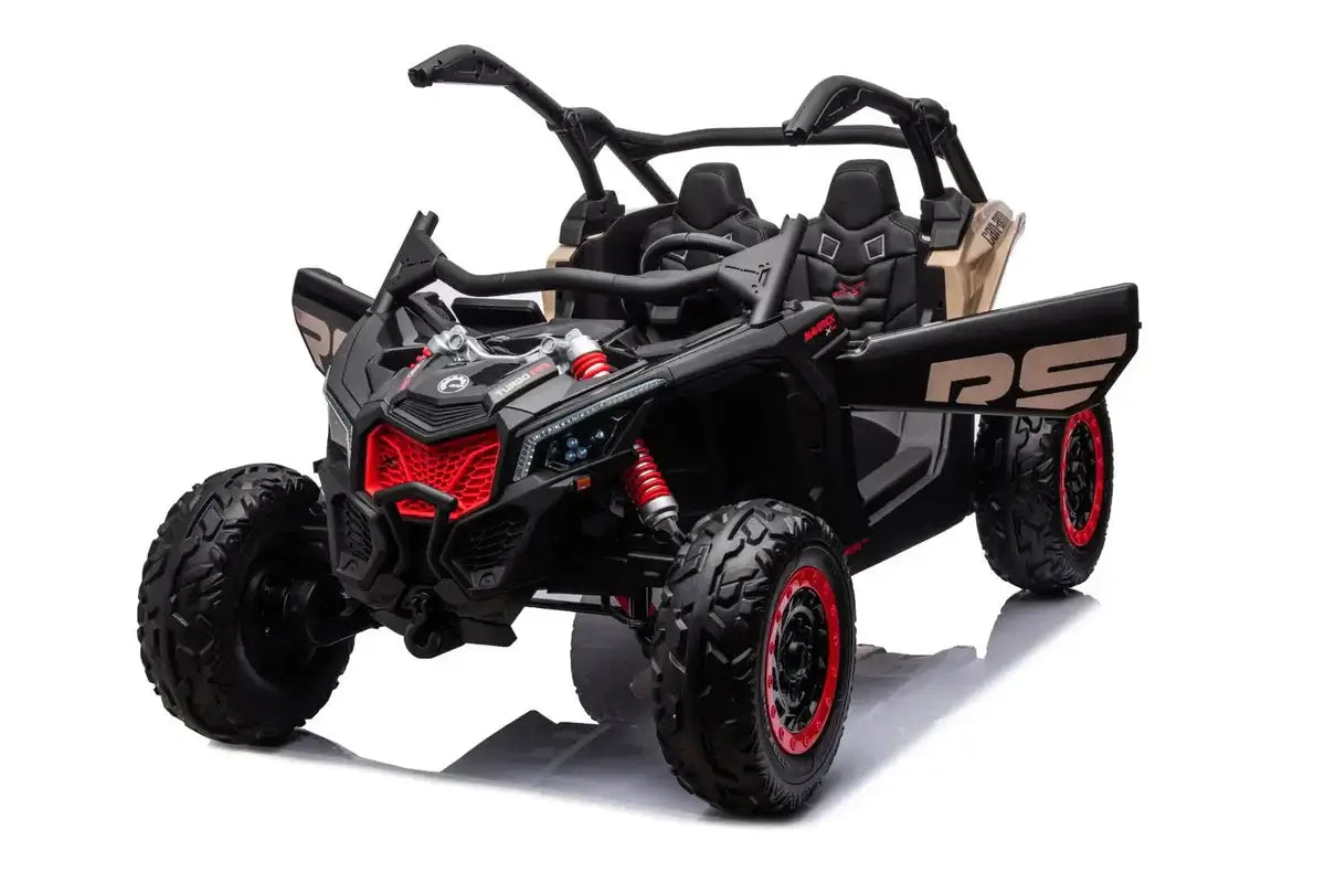 Can Am Maverick 2x24V 4x4 2 Seater Ride on UTV for Kids, KHAKI, FR9550-KHAKI