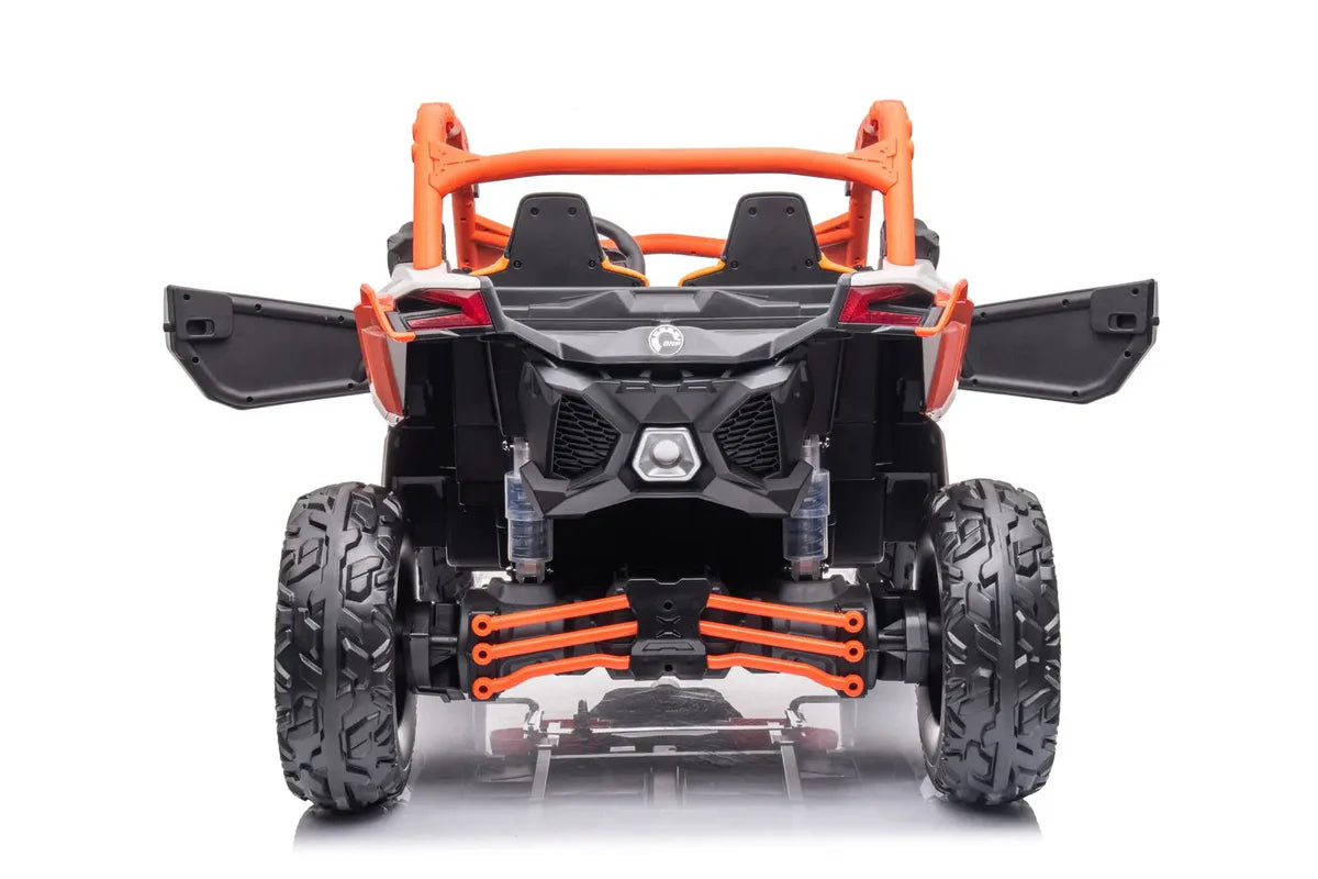 Can Am Maverick 2x24V 4x4 2 Seater Ride on UTV for Kids, ORANGE, FR9550-ORANGE