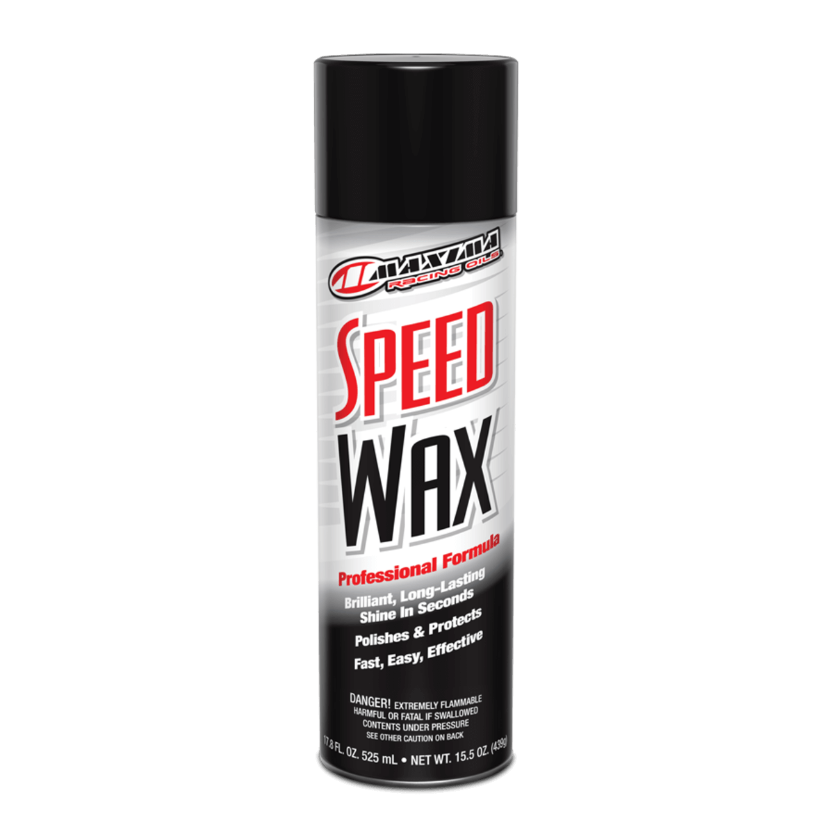Can of Maxima Speed Wax on a white background