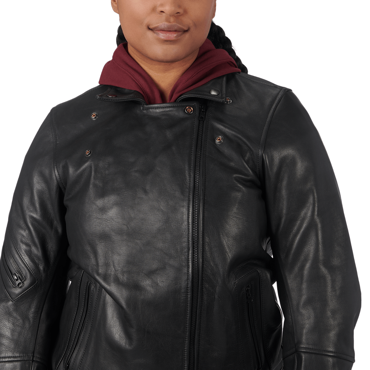 Women's Vick Leather Jacket CE/UKCA