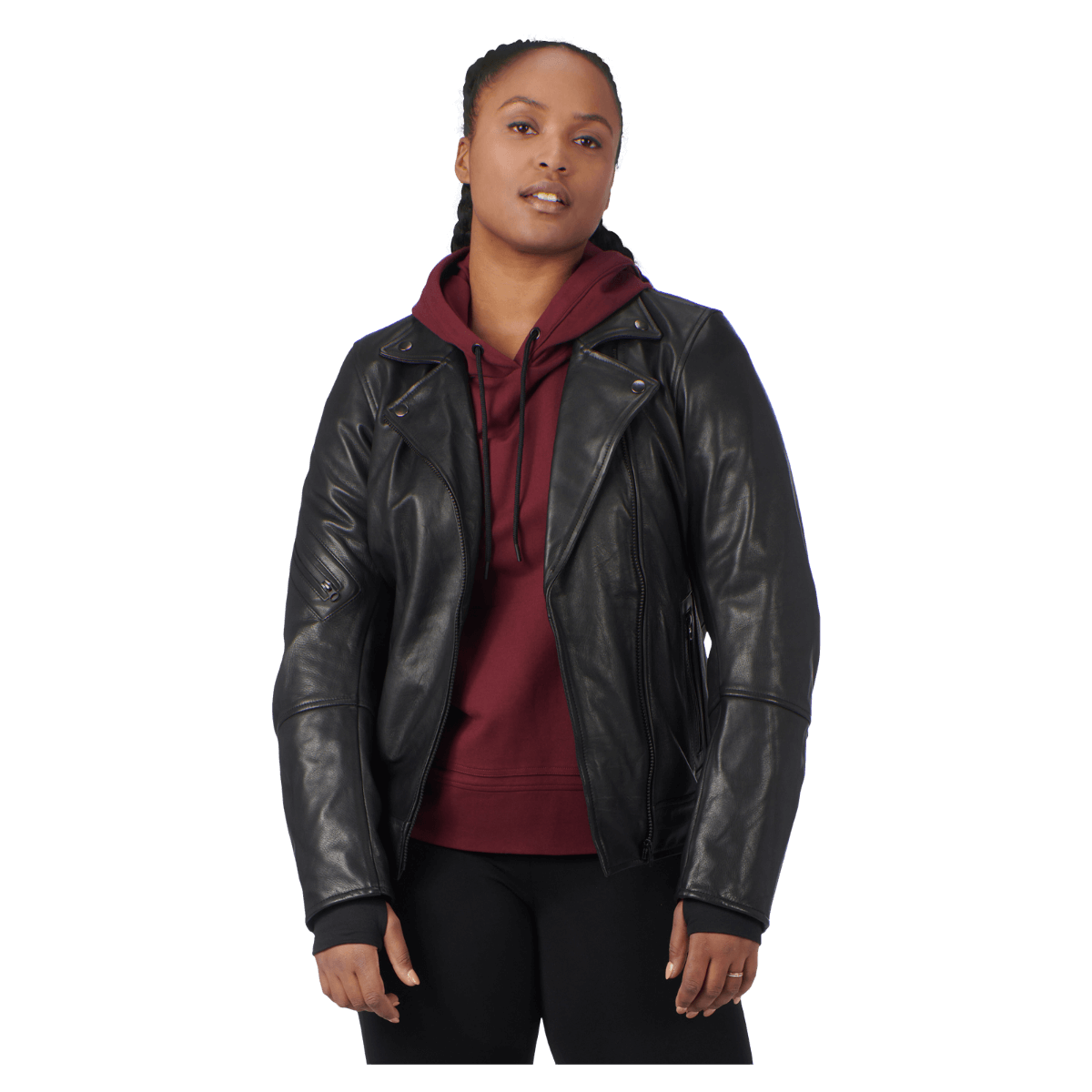 Women's Vick Leather Jacket CE/UKCA