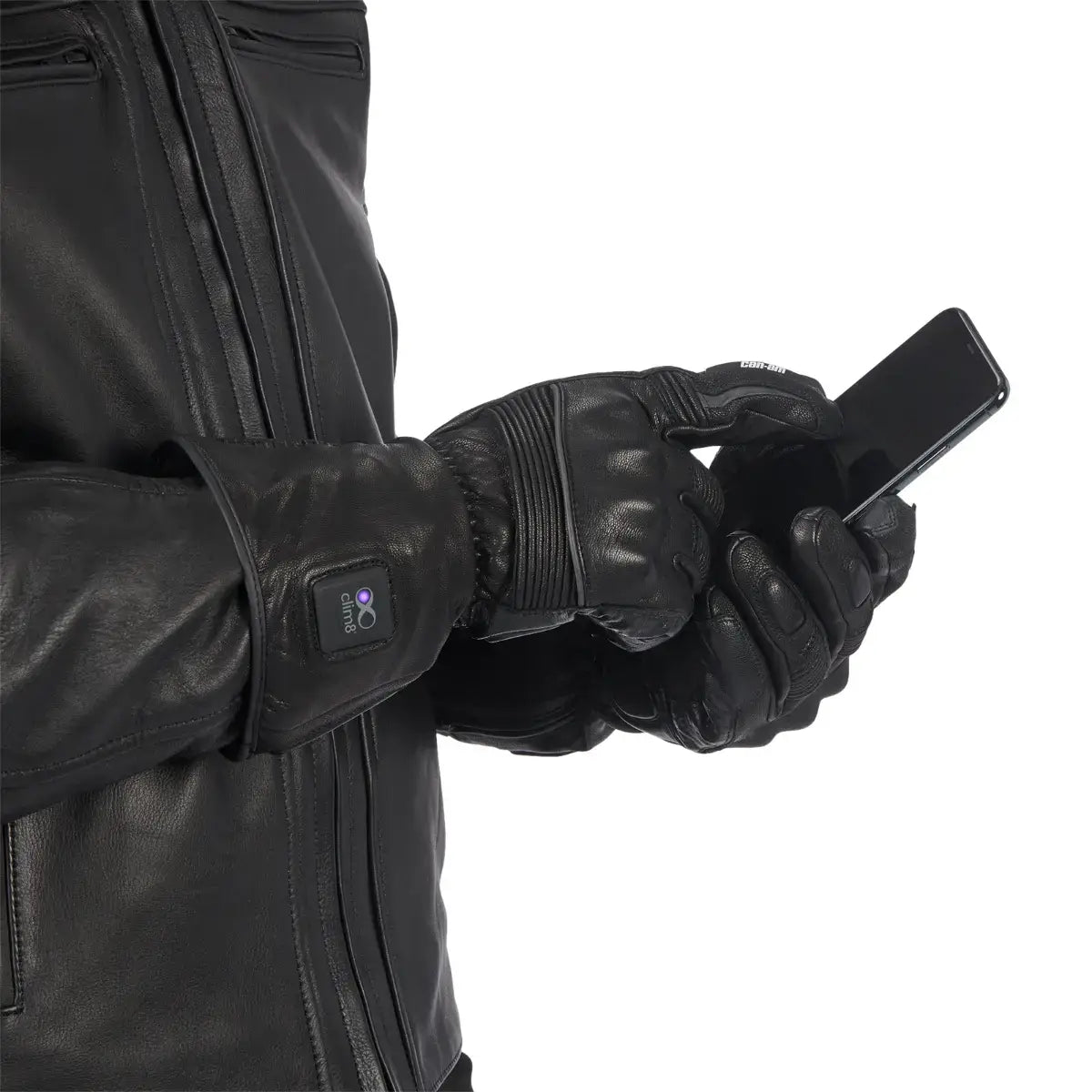 Can-am On-Road Unisex Peerce Radiant Leather Gloves CE/UKCA