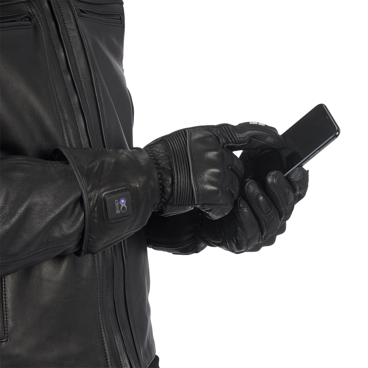 Unisex Peerce Radiant Leather Gloves CE/UKCA