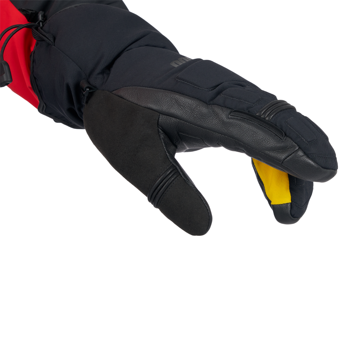 Ski-Doo Unisex Absolute 0 Claw Mitts in Black, detail view, 446385