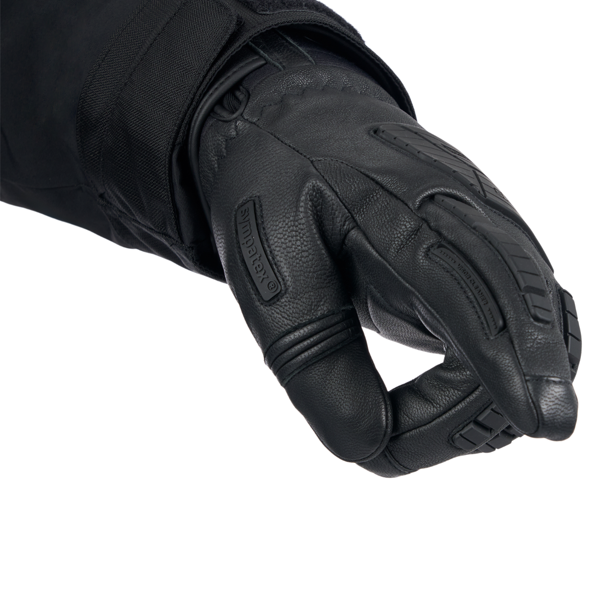 Ski-Doo Men's Enduro Gloves in Black, detail