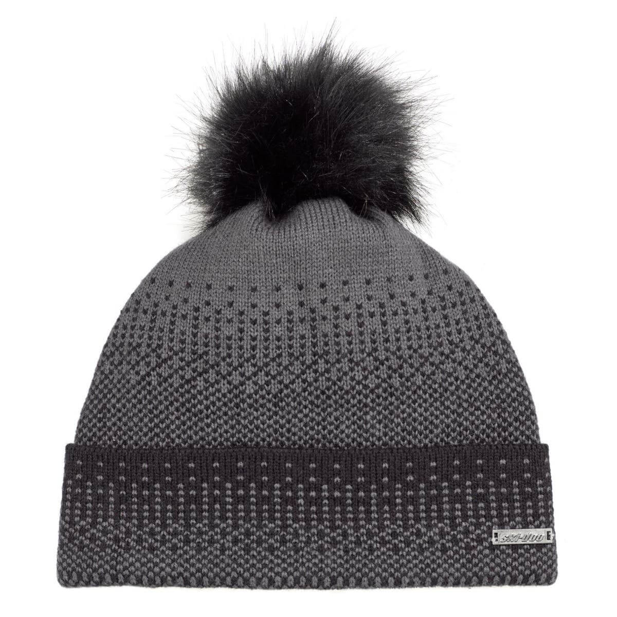 Women's Faux-Fur Pom-Pom Beanie