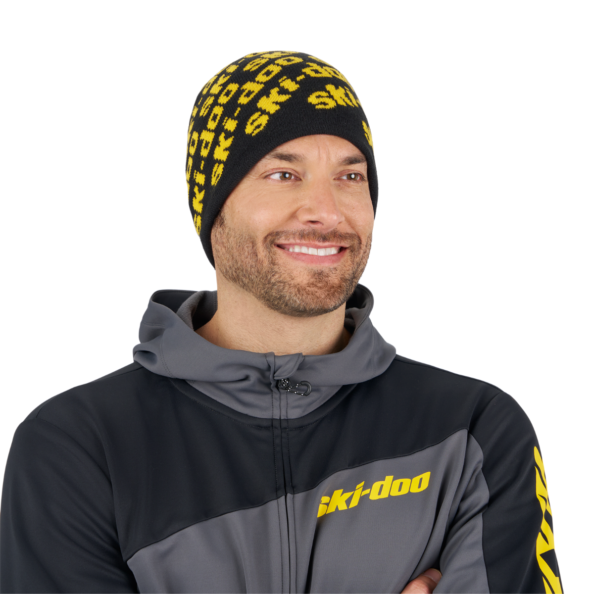 Ski-Doo Unisex Reversible Beanie in Yellow, 448806