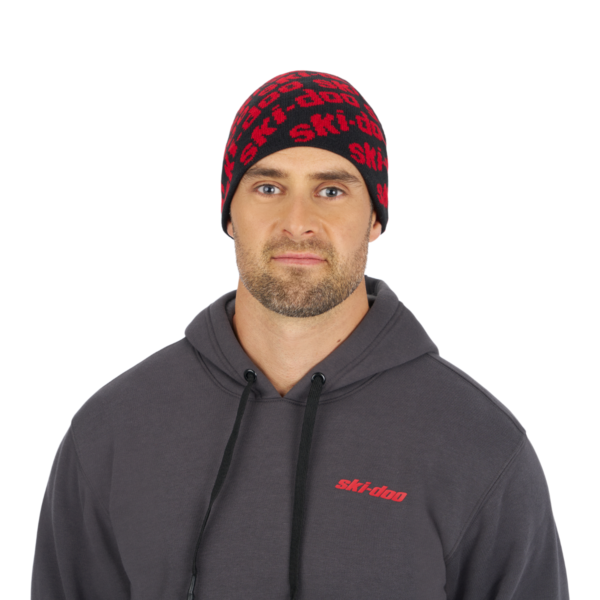 Ski-Doo Unisex Reversible Beanie in Red, 448806