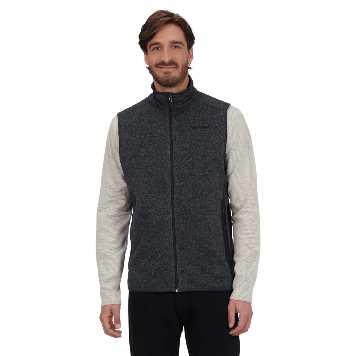 Men's Fleece Vest Zip-up