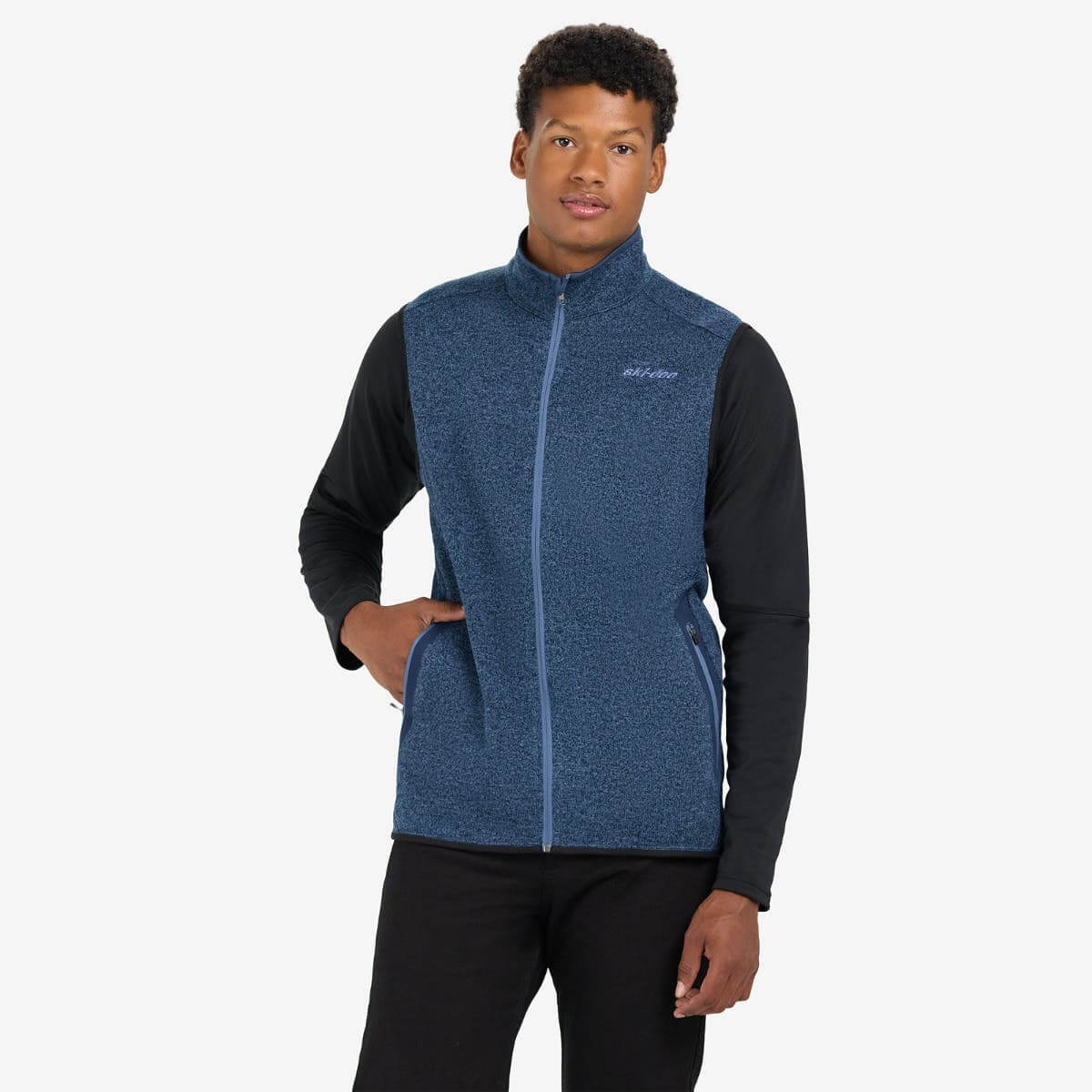 Men's Fleece Vest Zip-up