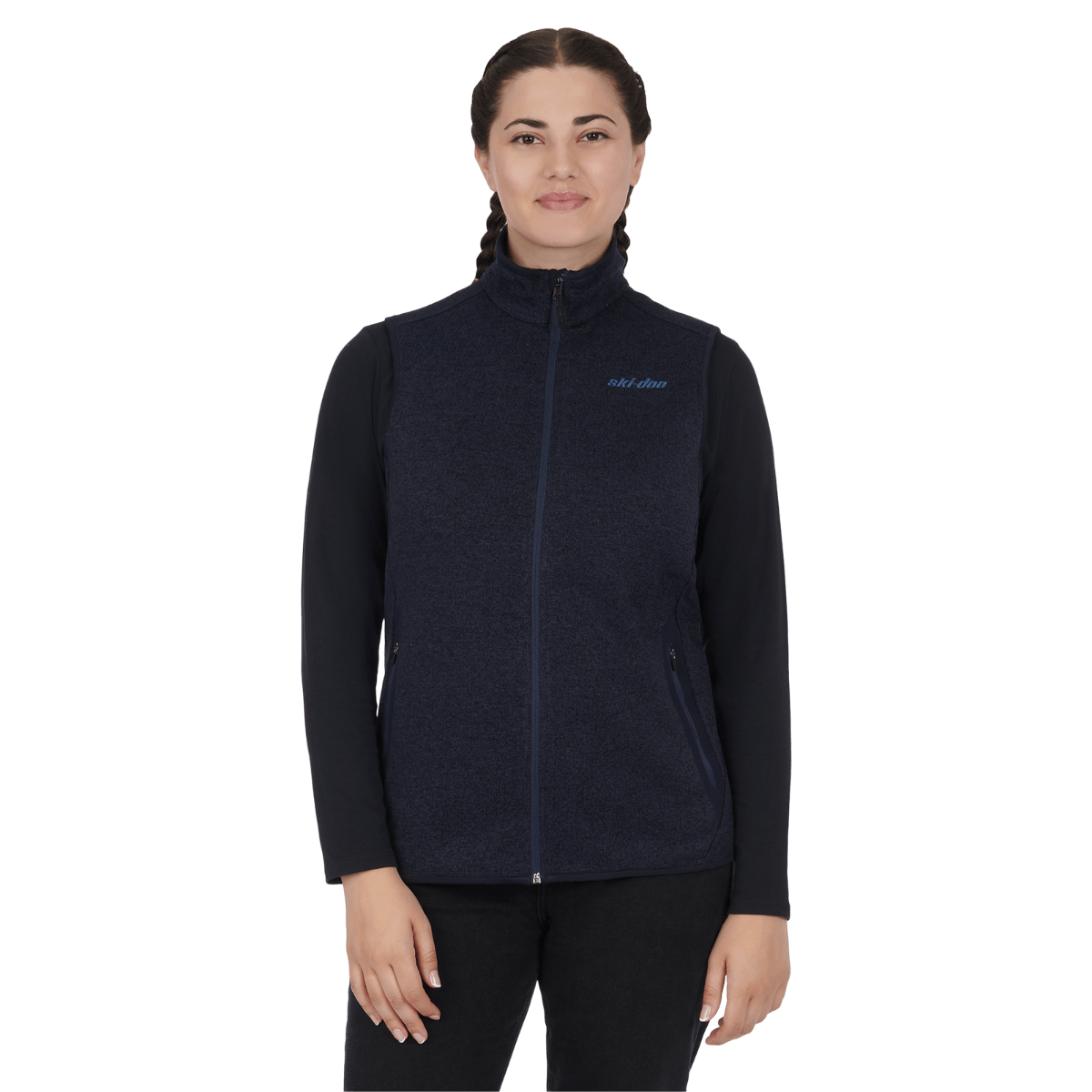 Women's Fleece Vest Zip-Up