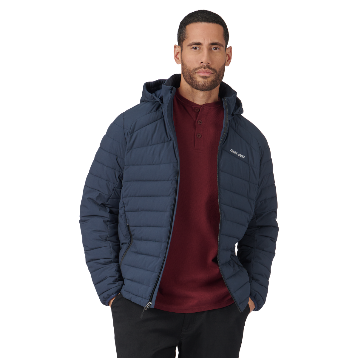 Men's Puffer Hooded Jacket